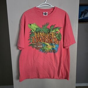 Harley-Davidson Mens XL Graphic T-Shirt Cancun Mexico Shirt Top